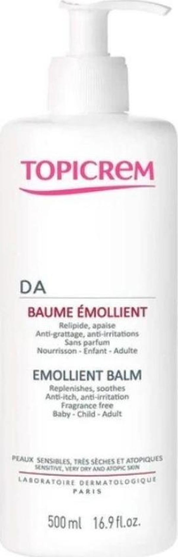 Topicrem DA Yüz ve Vücut Emollient Balm 500 ml - Image 1