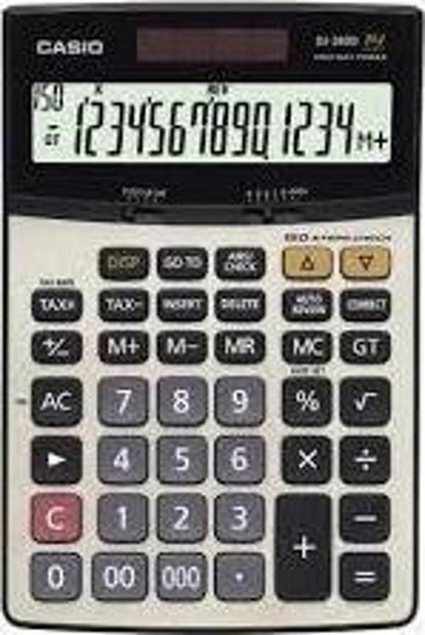 Casio DJ-240D Plus İşlem Kontrollü 14 Hane Masa Üstü Hesap Makinesi - Image 1