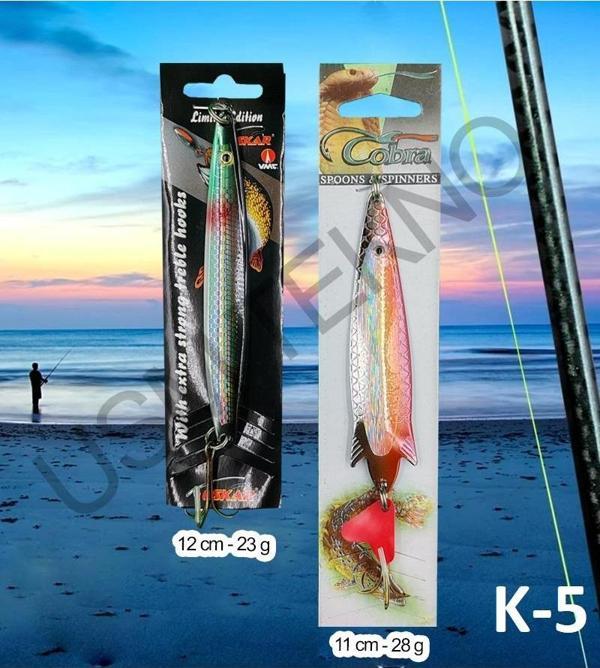 Kaşık 2 Adet Levrek Lüfer Kaşığı Rapala Lures Yapay Yem Turna Kaşığı Alabalık Kaşığı - Image 1