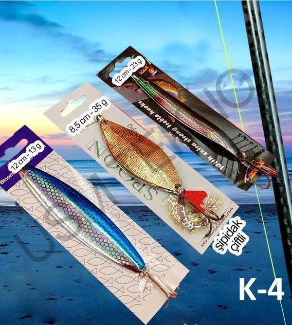 Kaşık 3 Adet Rapala Lures Yapay Yem Turna Kaşığı Turna Levrek Lüfer Alabalık Kaşığı - Image 1