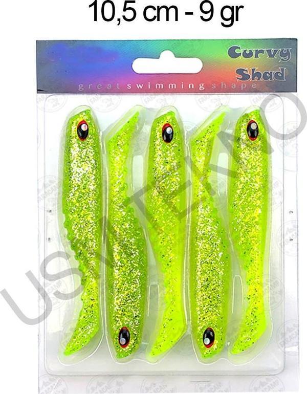 Silikon Balık Sasi Yem 5 Adet 10.5cm 9 Gr Rapala Lures Yapay Yem Turna Levrek Silikon Yem - Image 1