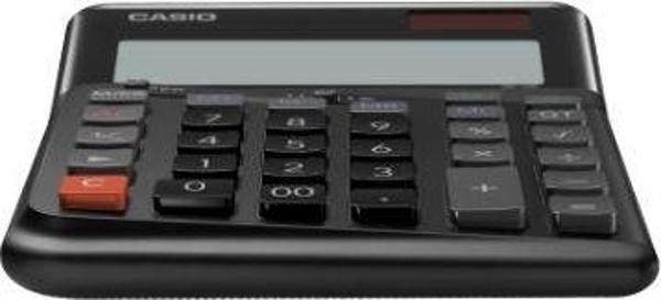 Casio DE-12E-BK Siyah 12 Hane Masa Üstü Ergonomik Tuşlu Hesap Makinesi - Image 1