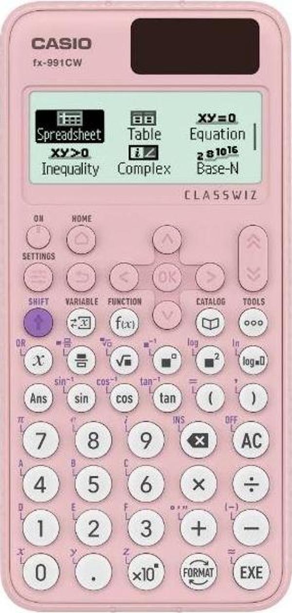 Casio FX-991CW-W-DT ClassWiz Pembe Bilimsel Fonksiyonlu Hesap Makinesi - Image 1