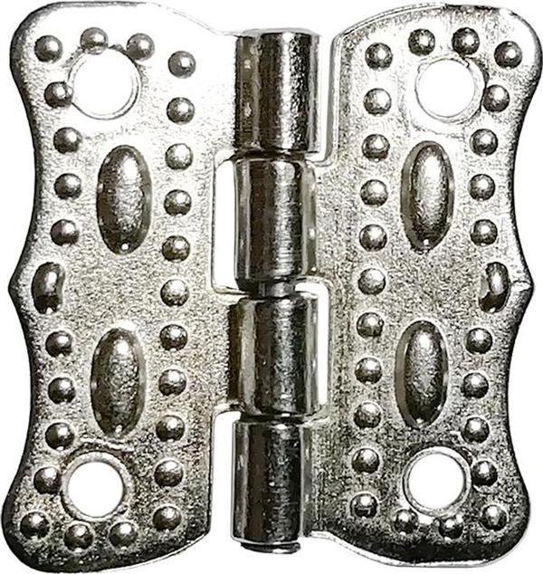 Papatya Menteşe 10 Adet Nikel 20x18 mm Kutu ve Sandık Menteşesi Hobi Maket - Image 1