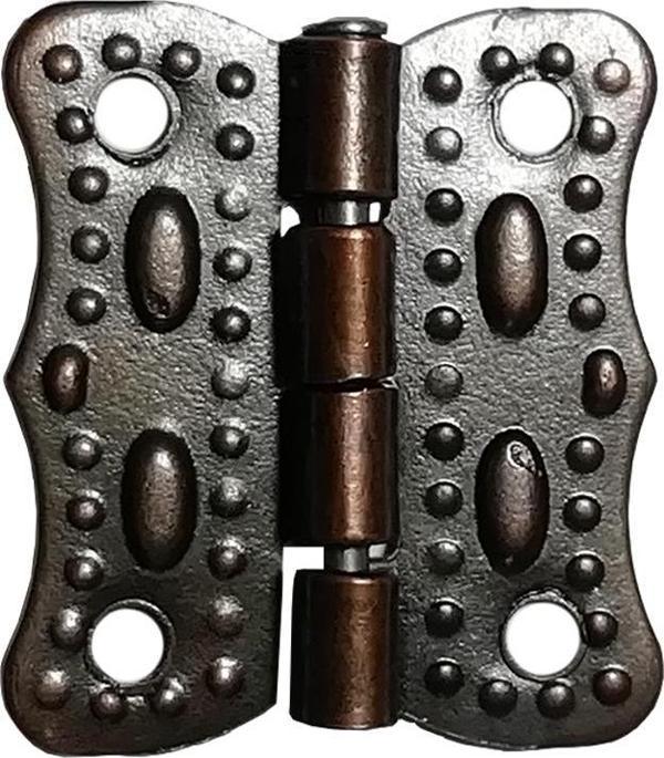 PAPATYA MENTEŞE 10 ADET OKSİT 20X20 MM KUTU VE SANDIK MENTEŞESİ HOBİ MAKET - Image 1