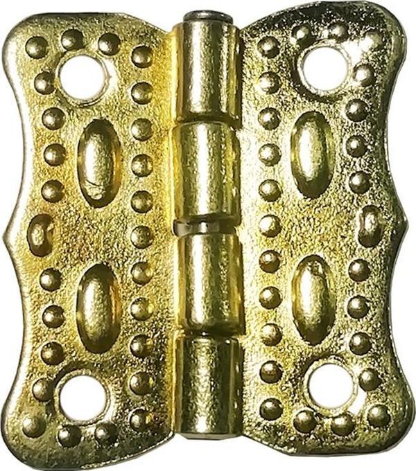 Papatya Menteşe 10 Adet Sarı 20x20 mm Kutu ve Sandık Menteşesi Hobi Maket - Image 1