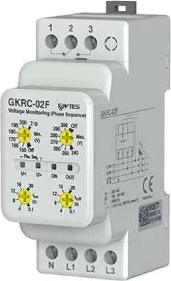 Entes Gkrc-02F Faz Sıralı Aşırı Gerilim Koruma Rölesi - Image 1