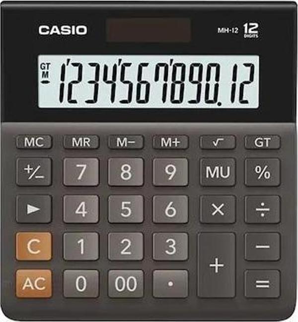 Casio MH-12 12 Hane Masa Üstü Hesap Makinesi - Image 1