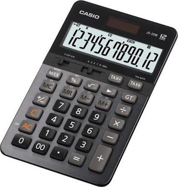 Casio JS-20B Profesyonel 12 Hane Masa Üstü Hesap Makinesi - Image 1