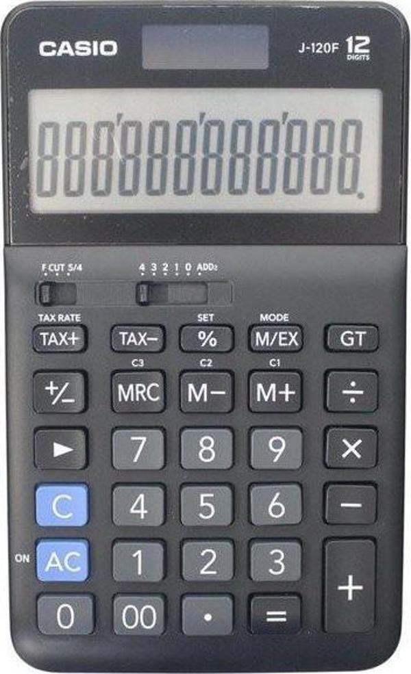 Casio J-120F 12 Hane Masa Üstü Hesap Makinesi - Image 1