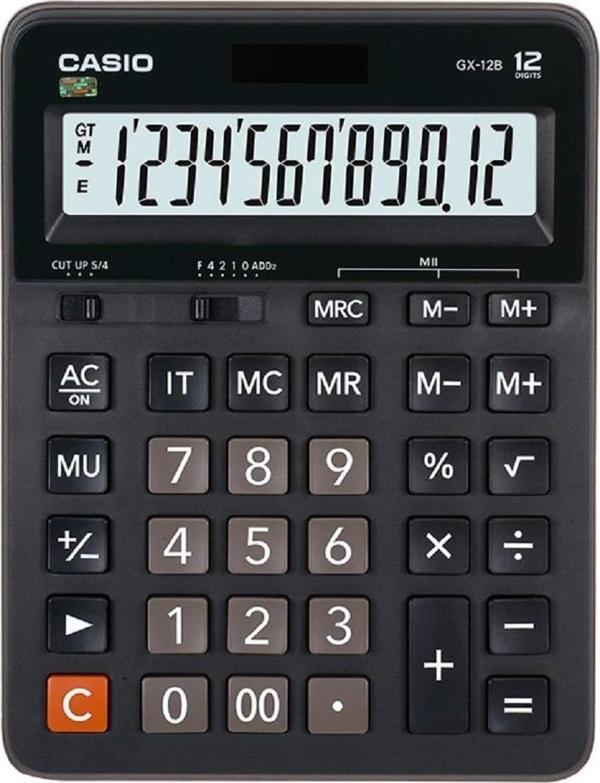 Casio GX-12B 12 Hane Masa Üstü Hesap Makinesi - Image 1