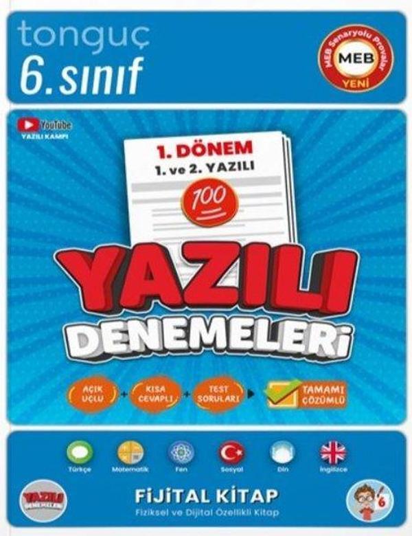 6. Sınıf Yazılı Denemeleri 1. Dönem 1. ve 2. Yazılı - Tonguç Akademi - Image 1