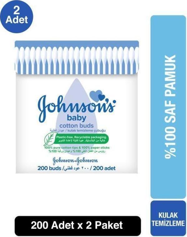 Johnson's Kulak Temizleme Çubuğu 200lü x2 - Image 1