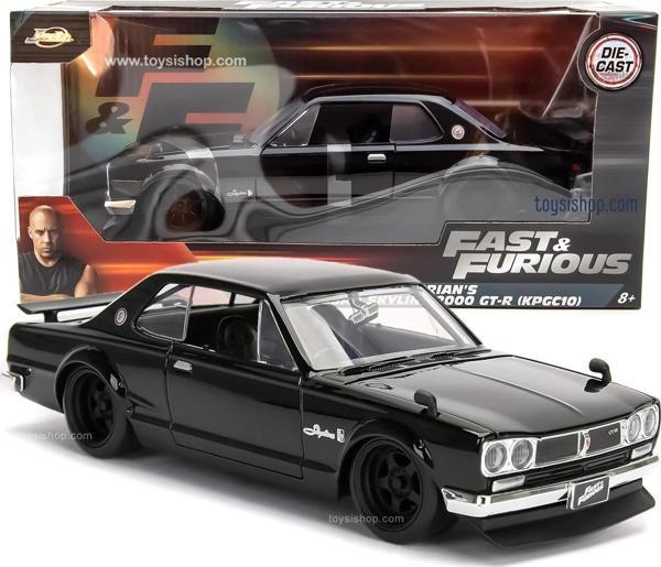 Jada Fast & Furious Brian’s Nissan Skyline 2000 GT-R (KPGC10) 1:24 - 99686 - Image 1