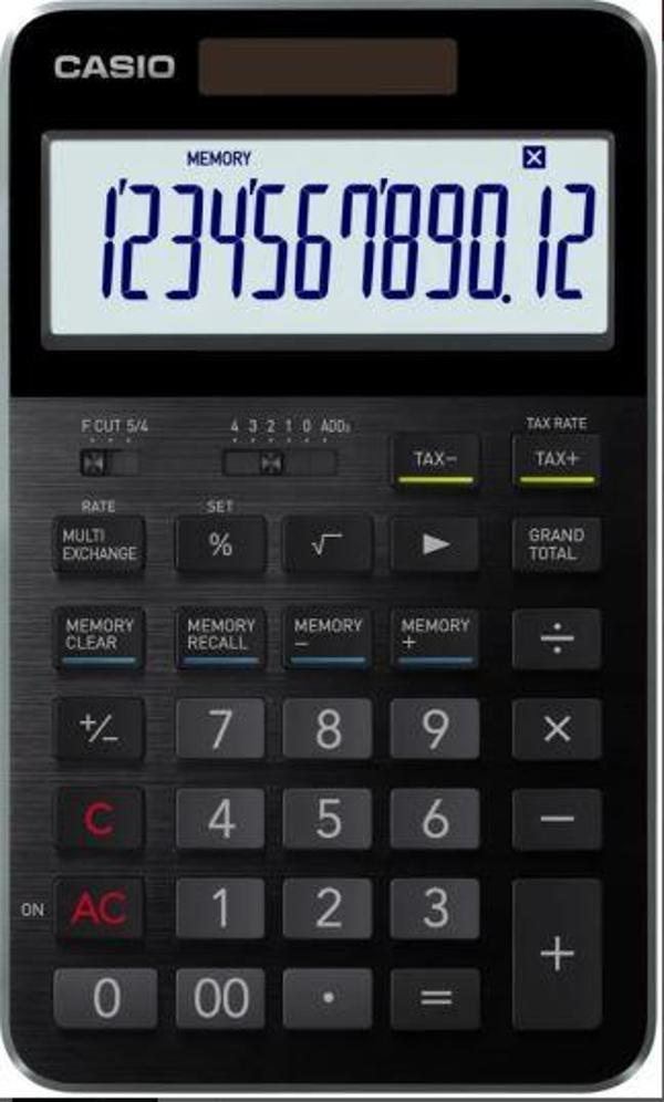 Casio S100X-BK-DJ Profesyonel 12 Hane Masa Üstü Hesap Makinesi - Image 1