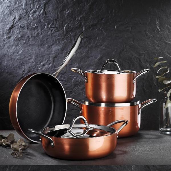 Brioni Copperfield 7 Parça Tencere Seti - Image 1