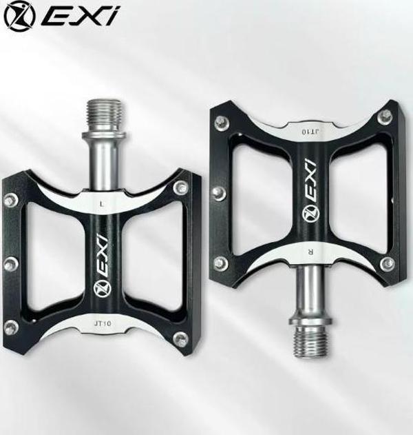EİX JT-10 3 Rulmanlı Alüminyum Alaşımlı Mtb Bmx Şehir Ve Yol Bisikleti Pedalı Siyah - Image 1