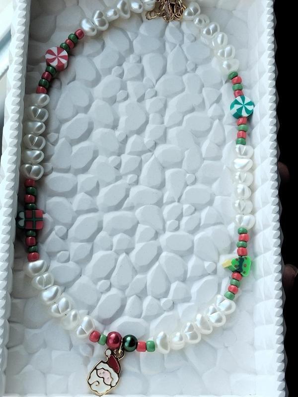 Amabel Jewelerys Noel Baba Figürlü Yılbaşı Çocuk Kolye - Image 1
