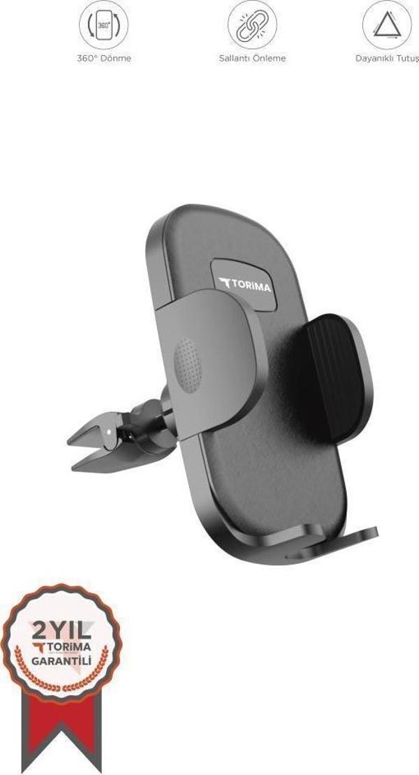 Torima Siyah JX-046 Car Holder Araç İçi Havalandırma Telefon Tutucu - Image 1