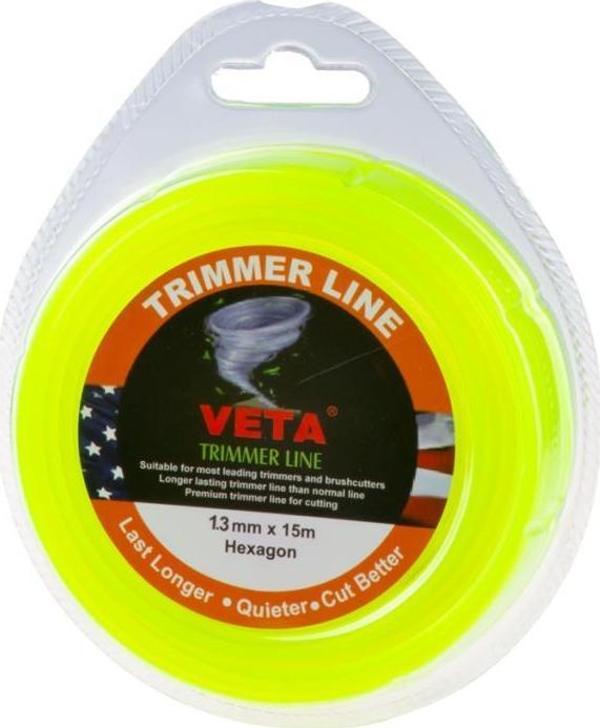 Veta Misina Pro 1.3mm 15m Sarı 6 Köşe - Image 1