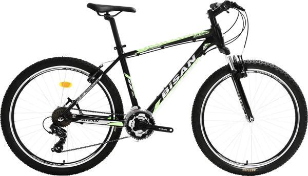 Bisan MTX 7050 V Fren 21 Vites 27,5 Jant Dağ Bisikleti Siyah Sarı 19 Kadro - Image 1