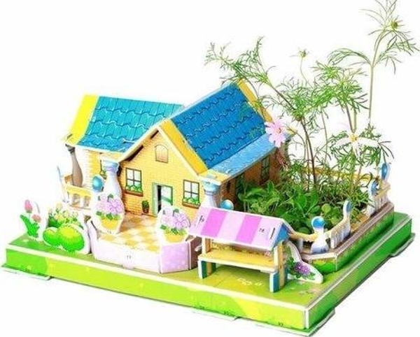 Zilipoo  Stylish Villa 3D Puzzle - Image 1