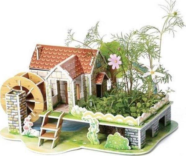 Zilipoo  Rainbow House 3D Puzzle - Image 1