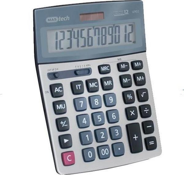 Mas Hesap Makinesi Ofis Tipi Çift Hafıza Büyük 6902 - Image 1
