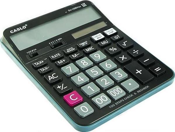 CSL DJ-120D PLUS 12 Hane Masa Tipi İşlem Kontrollü Hesap Makinesi - Image 1