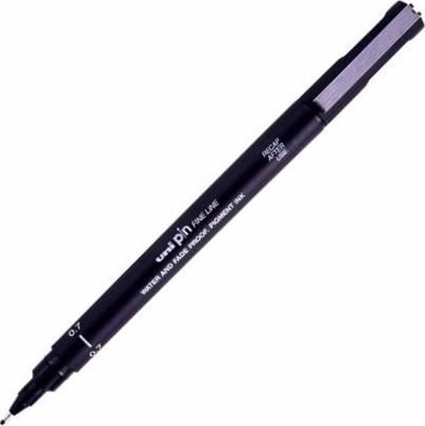 UNI DRAWING PEN PIN07-200 0.7 SIYAH - (12 Adet) - Image 1