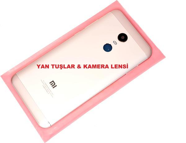 Tkgz Xiaomi Redmi 5 Plus Kasa Arka Pil Batarya Kapağı (YAN TUŞLAR) GOLD - Image 1