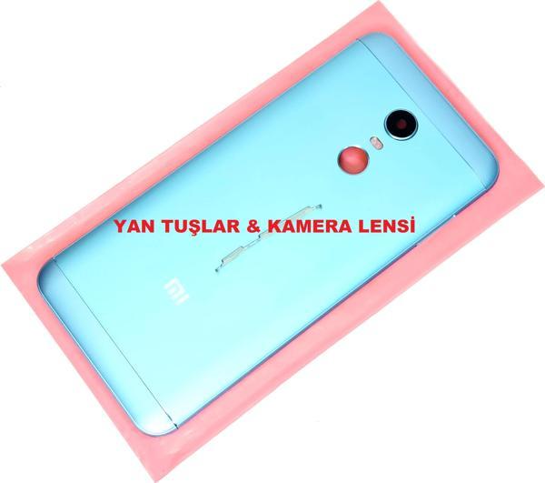 Tkgz Xiaomi Redmi 5 Plus Kasa Arka Pil Batarya Kapağı (YAN TUŞLAR) MAVİ - Image 1