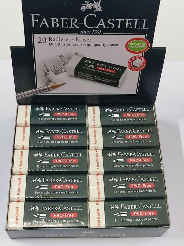Silgi-faber-castell Büyük Boy Beyaz Silgi-5 Adet - Image 1