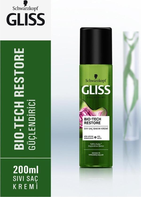 Gliss Schwarzkopf Bio-Tech Sivi Saç Kremi 200 Ml - Image 1