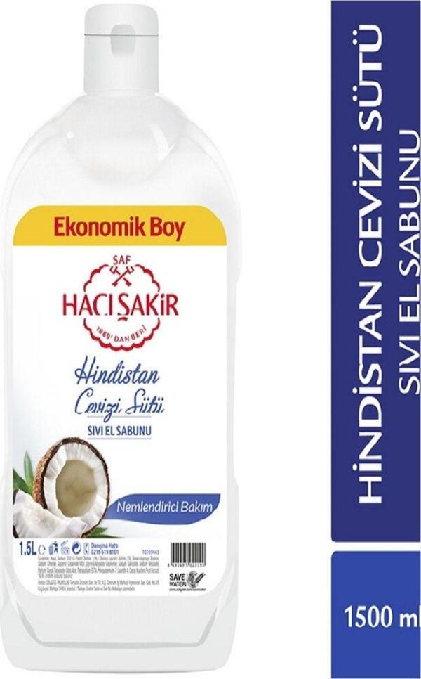 Hacı Şakir Hacı Sakır Sıvı Sabun 1500Ml Hındıstan Cevızı - Image 1