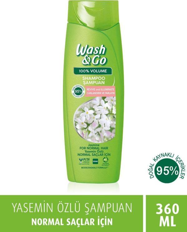 Wash & Go Yasemin Özlü Şampuan 360 Ml - Image 1