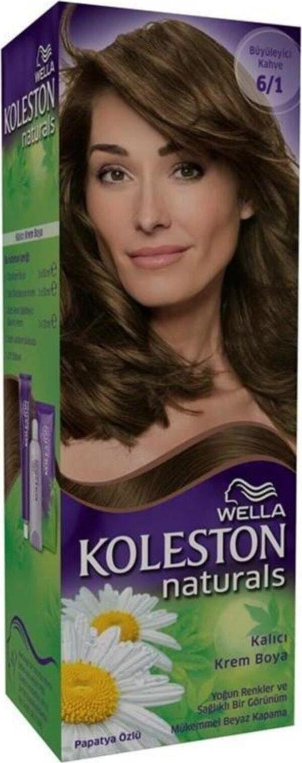 Wella Naturals Kalıcı Krem Saç Boyası - 6.1 Büyüleyici Kahve - Image 1