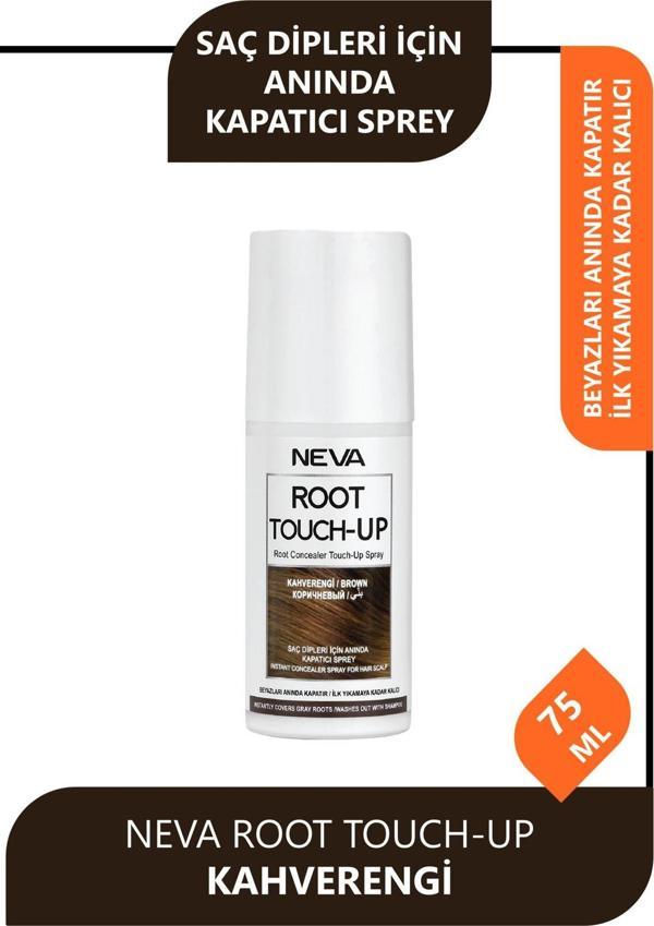 Neva Root Touch-Up Saç Dipleri Için Kapatıcı Sprey Kahverengi 75Ml - Image 1