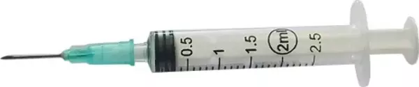 Genject 2.5 ml 3 Parça Yeşil (Kısa Iğneli) Enjektör 21G x 16 mm - Image 1