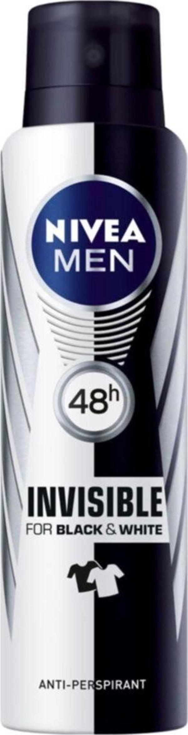 Nivea Men Invisible Black&White Original Erkek Deodorant 150Ml - Image 1