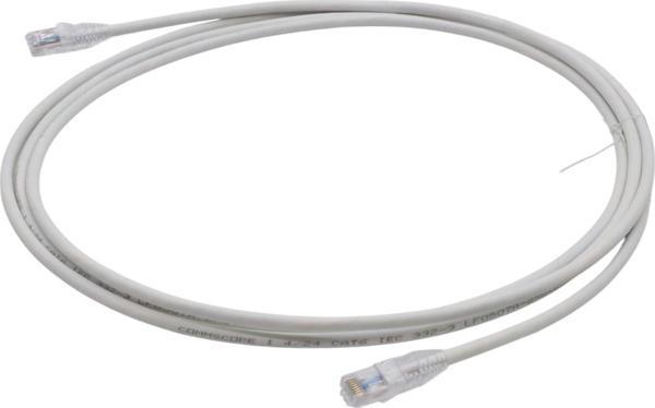 PATCH CORD UTP CAT6 3 MT WHITE (NPC06UZDB-WT003M) - Image 1