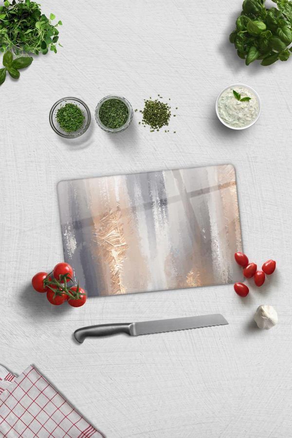 Cam Kesme Tahtası - Cam Kesme Tablası | Kanvas Dokulu | 20cm x 30cm - Image 1