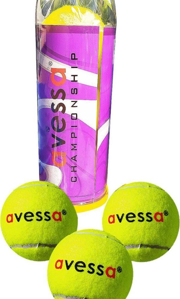 Avessa Antrenman Tenis Topu 3 Lü Sarı TT-600 - Image 1