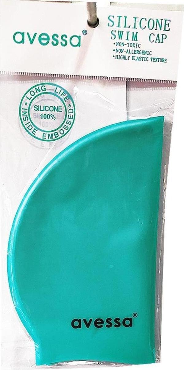 Avessa Silikon Bone Petrol Yeşili Havuz Bonesi SC505 - Image 1