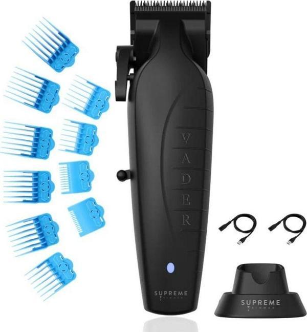 Supreme Trimmer Vader Clipper Saç Tıraş Makinesi  Dlc Taper Bıçak  7500 Rpm Fırçasız Motor  Stc5098 - Image 1