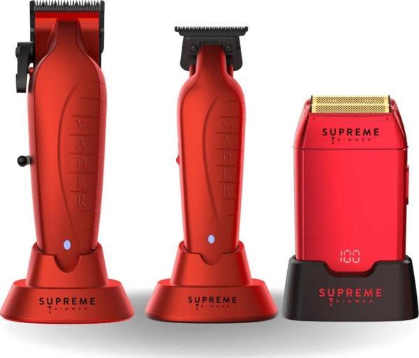 Supreme Trimmer Vader Crunch Vader Profesyonel Saç Tıraş Makinesi Saç Sakal Kesim Çizim Sıfırlama - Image 1