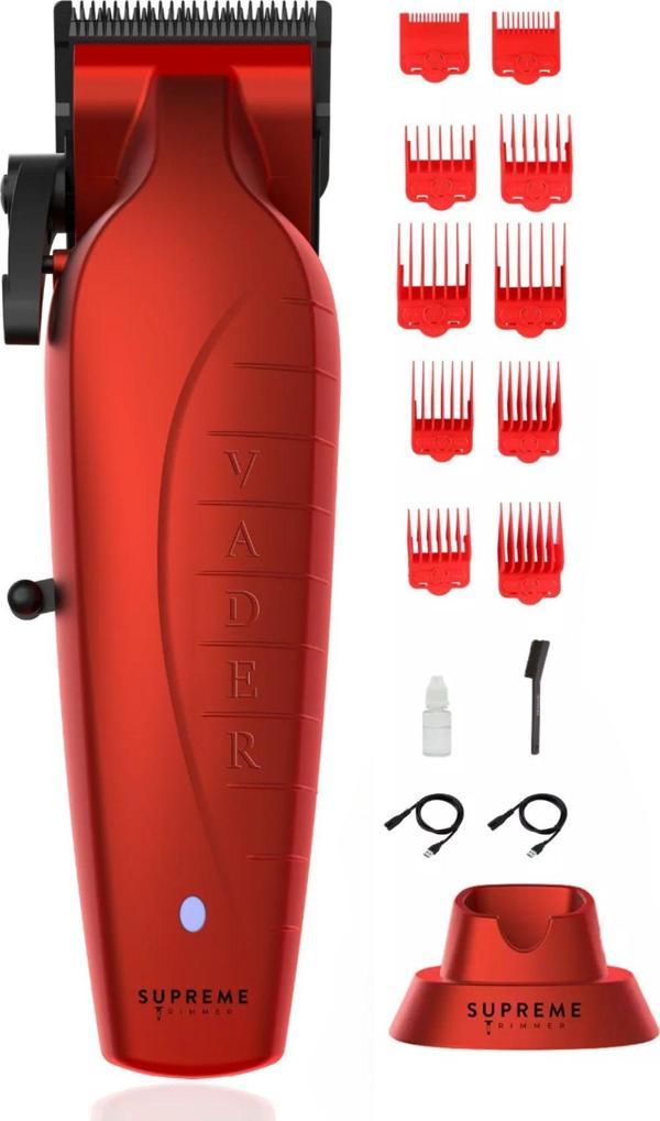 Supreme Trimmer Vader Profesyonel Kablosuz Saç Tıraş Makinesi Dlc Bıçak 3.5 Saat Çalışma Süresi - Image 1