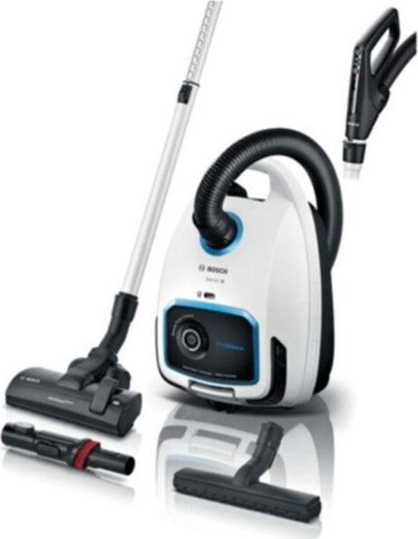 Bosch Serie | 6 Toz Torbalı Süpürge Prosilence Beyaz - Image 1
