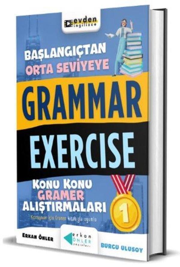 Başlangıçtan Orta Seviyeye Grammar Exercise - Konu Konu Gramer Çalışmaları - Erkan Önler Yayınları - Image 1