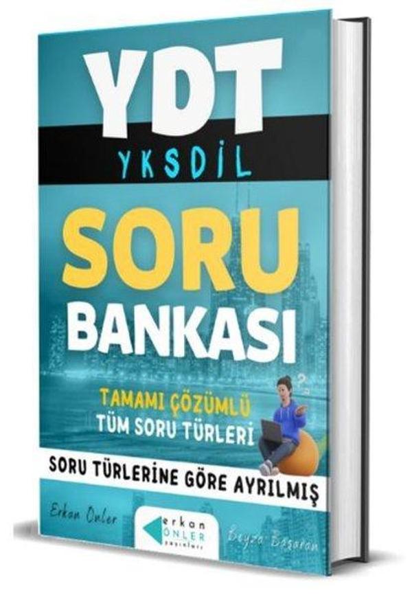 YDT YKSDİL - Soru Bankası-Tamamı Çözümlü Tüm Soru Türleri - Erkan Önler Yayınları - Image 1